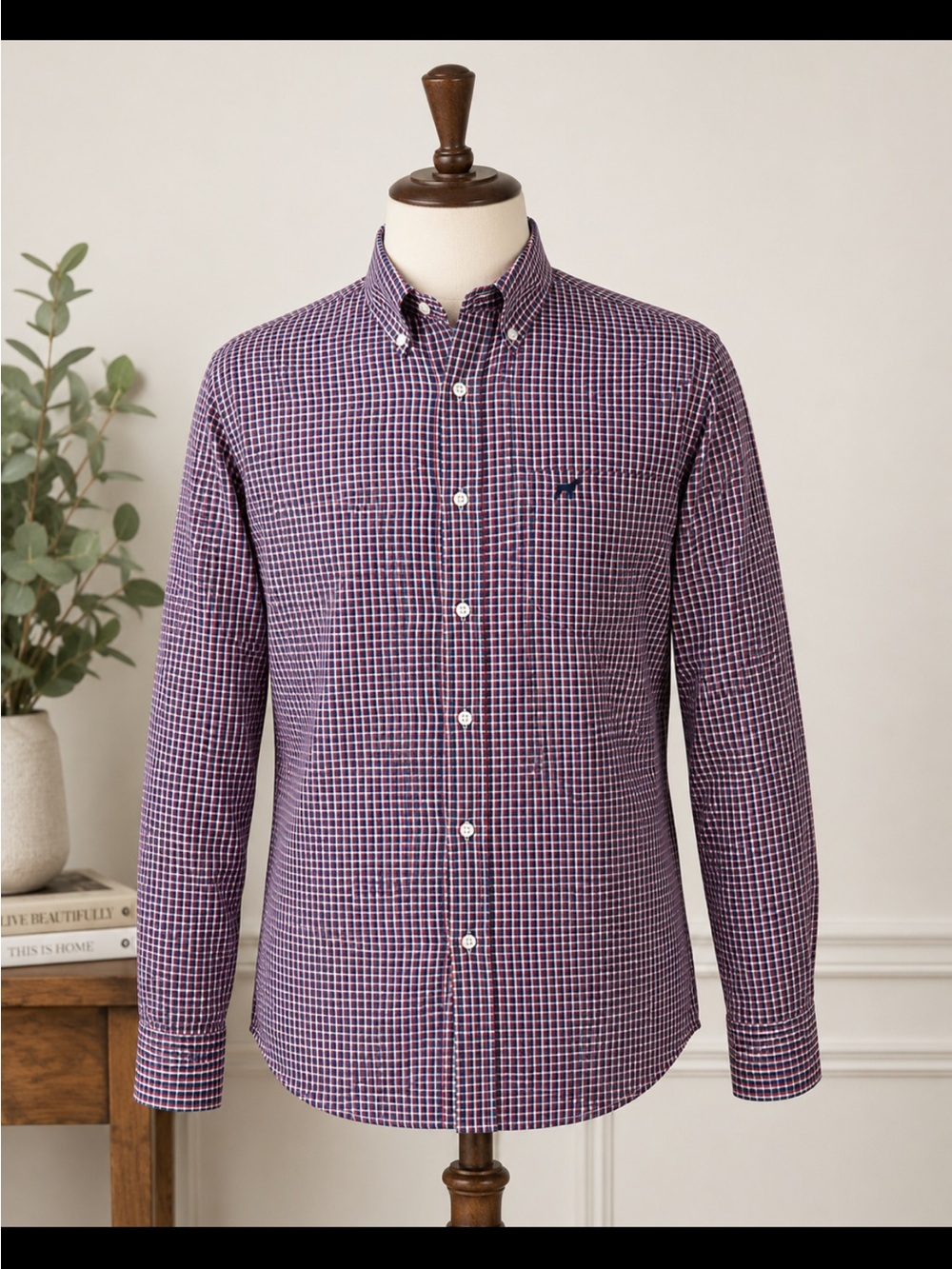 Southern Point Co. Hadley Performance Bamboo Plaid Button Down Shirt Men's Large